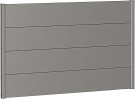 Sichtschutzelement BIOHORT, silber (silberfarben,