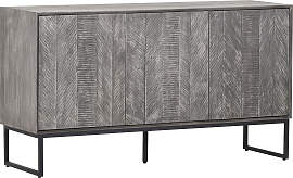 Sideboard GUTMANN FACTORY, grau, B:140cm H:78cm