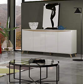 Sideboard HOME AFFAIRE "ALADINO", weiß, 