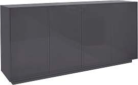 Sideboard HOME AFFAIRE "bloom", schwarz