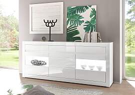 Sideboard HOME AFFAIRE "Carat", weiß