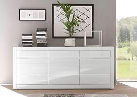 Sideboard HOME AFFAIRE "Carat", weiß
