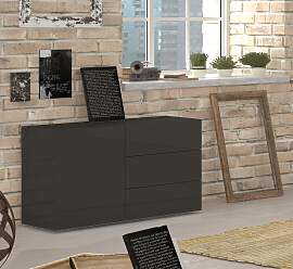 Sideboard HOME AFFAIRE "Metis", grau