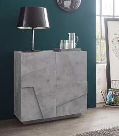 Sideboard HOME AFFAIRE "PING", silber
