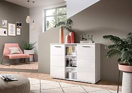 Sideboard HOME AFFAIRE "Valge, Breite 110 cm, 