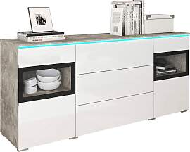 Sideboard HOME AFFAIRE "VERA", grau