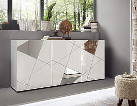 Sideboard HOME AFFAIRE "Vittoria", weiß 