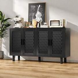 Sideboard, Kommode mit 4 Türen, Küchenschrank