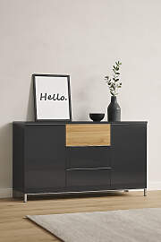 Sideboard OTTO HOME "Onyx, Kommode mit 3