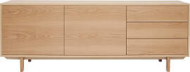 Sideboard skandinavisch helles Holz B195cm SID