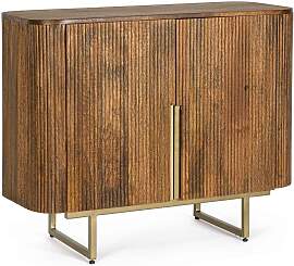 Sideboard Vilas aus Mangoholz, Retro Chic Design,