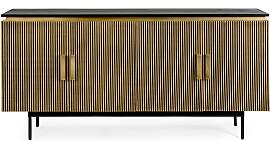 Sideboard Virat aus Mangoholz, modernes Design,