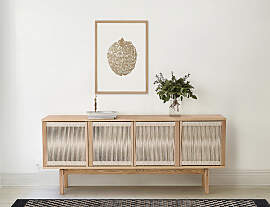 Sideboard WOODMAN "Lidia", braun