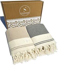 SIEGENTHAL® Hamamtuch 2er Pack – Leichtes
