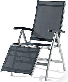 Sieger 985/A-G Relaxliege Bodega, Aluminium,