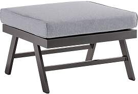 Sieger Auckland Loungehocker Aluminium/Sunproof