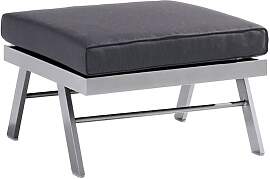 Sieger Auckland Loungehocker Aluminium/Sunproof