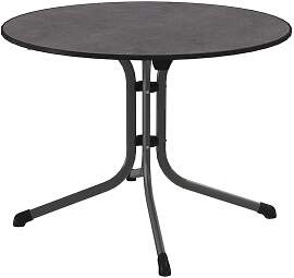 Sieger Boulevard Klapptisch Ø100cm Stahl/Vivodur