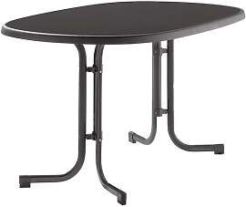 Sieger Boulevard Klapptisch 140x90cm Stahl/Mecalit