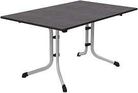 Sieger Boulevard Klapptisch 140x90cm Stahl/Vivodur