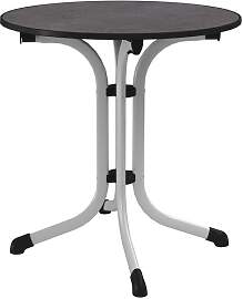Sieger Boulevard Klapptisch Ø68cm Stahl/Vivodur