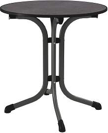 Sieger Boulevard Klapptisch Ø68cm Stahl/Vivodur