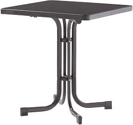 Sieger Boulevard Klapptisch 70x70cm Stahl/Mecalit