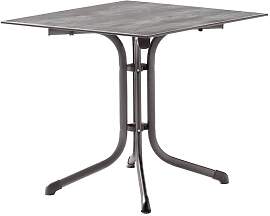 Sieger Boulevard Klapptisch 80x80cm Stahl/Polytec