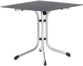 Sieger Boulevard Klapptisch 80x80cm Stahl/Polytec