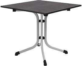 Sieger Boulevard Klapptisch 80x80cm Stahl/Vivodur