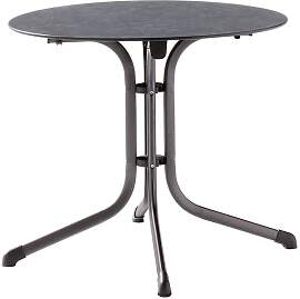 Sieger Boulevard Klapptisch Ø85cm Stahl/Polytec