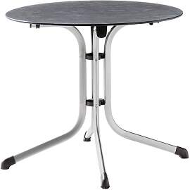 Sieger Boulevard Klapptisch Ø85cm Stahl/Polytec