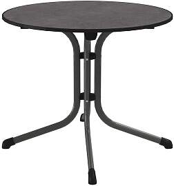 Sieger Boulevard Klapptisch Ø85cm Stahl/Vivodur
