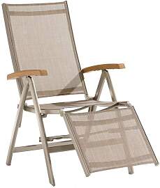 Sieger Cadiz Relaxsessel Aluminium/Textilene mit