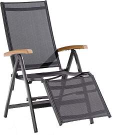 Sieger Cadiz Relaxsessel Aluminium/Textilene mit