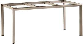 Sieger Gartentisch-Gestell 160x90cm Aluminium
