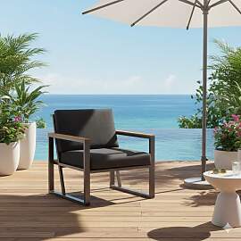 Sieger Havanna Loungesessel Aluminium/Sunproof