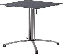Sieger Klapptisch 80x80cm Stahl/Polytec