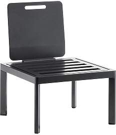 Sieger Lugo Lounge Basis Aluminium