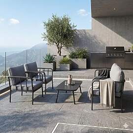 Siena Garden Casita Loungeset inkl. Loungetisch