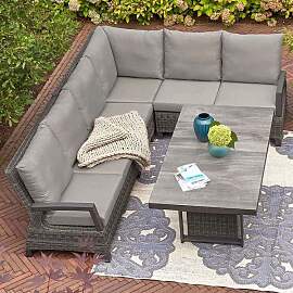 Siena Garden Corido Dininglounge Tisch 130x75cm