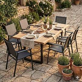Siena Garden Gartenmöbel-Set L (6 Plätze) mit