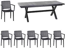 Siena Garden Lane Gartenmöbel-Set L (6-Plätze)