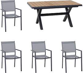 Siena Garden Leeds Gartenmöbel-Set M (4 Plätze)