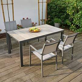 Siena Garden Leeds Gartenmöbel-Set M (4 Plätze)