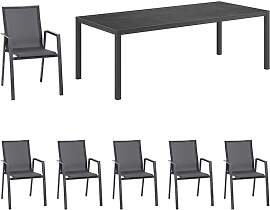 Siena Garden Reno Gartenmöbel-Set L (6 Plätze)