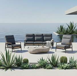 Siena Garden Roma Loungeset verstellbar