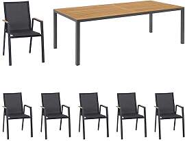 Siena Garden Rondo Gartenmöbel-Set L (6 Plätze)