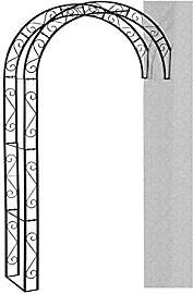 Siena Garden Rosenbogen Cambridge, Halbbogen,