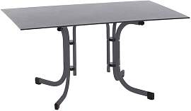 Siena Garden Sola Klapptisch 140x90 cm Stahl/HPL